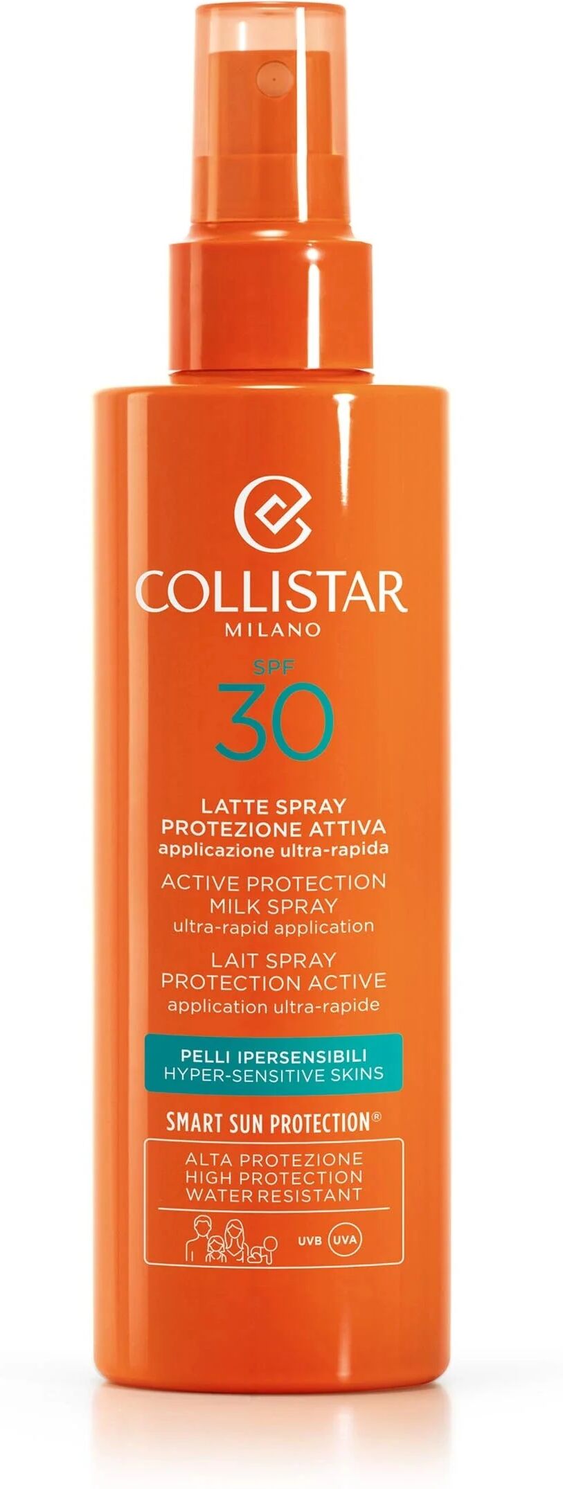 Collistar Latte Spray Protezione Attiva Pelli Ipersensibili SPF 30 200 ml