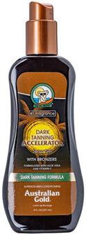 Australian Gold Dark Tanning Accelerator Spray Gel w/Bronzer 237ML