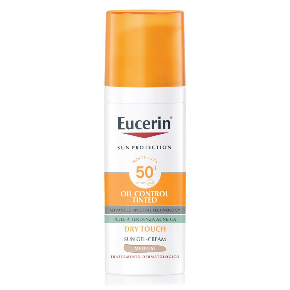 Eucerin Sun Oil Control Olio Solare Colorato Spf50+ Medium 50ml