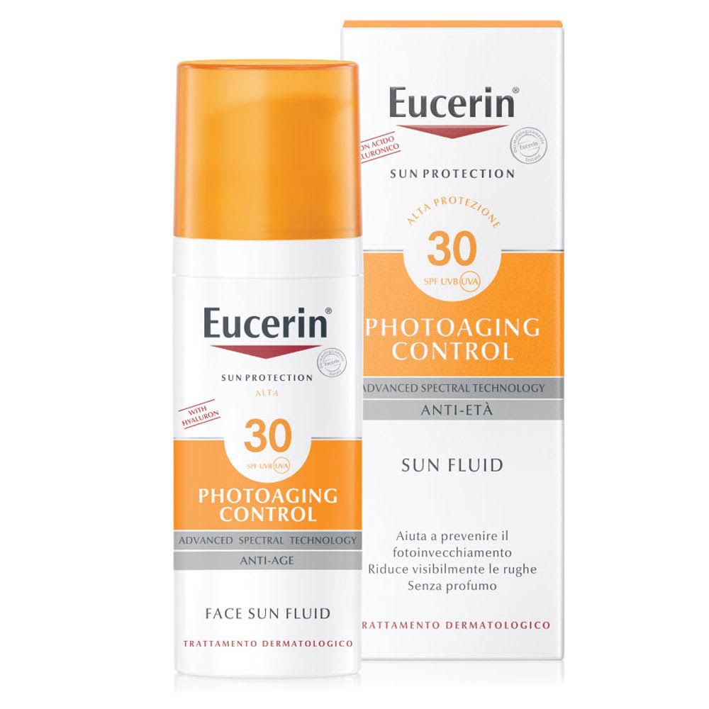 Eucerin Sun Fluido Viso Antietà Spf30 50ml