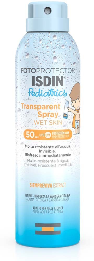 Isdin Fotoprotector Pediatrics Transparent Spray Wet Skin Spf50 250ml