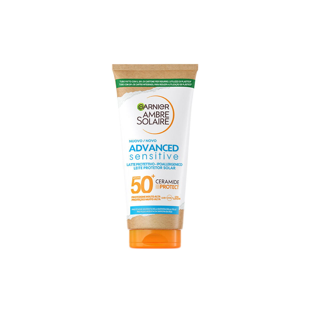 Garnier Ambre Solaire Advanced Sensitive Adulti Ceramide Protect Latte Protettivo 175ml