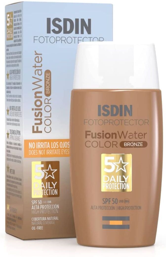 Isdin Fusion Water Color Crema Solare Colorata Bronze 50ml