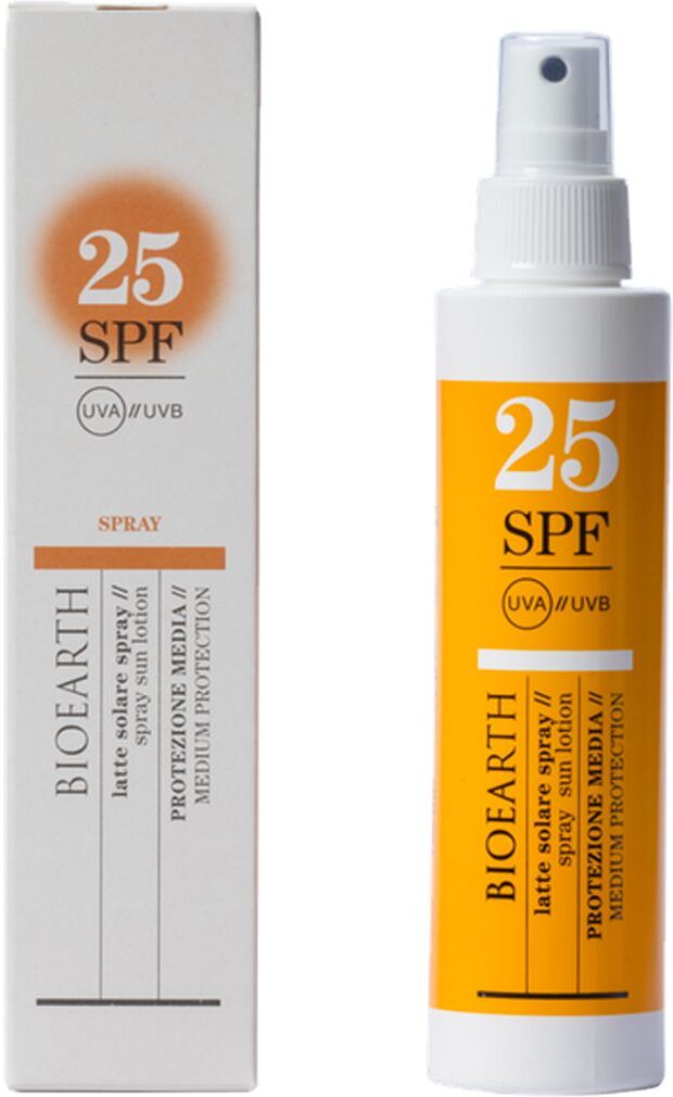 Bioearth Sun Latte Solare Spray Spf25 150ml