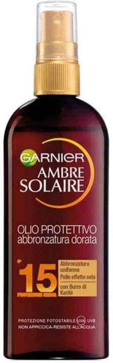 Garnier Ambre Solaire Olio Abbronzante Spf15 150ml