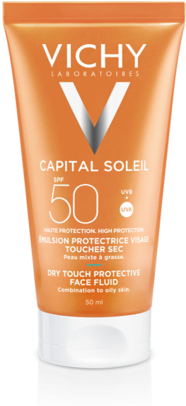 Vichy Capital Soleil Emulsione Anti-lucidità Effetto Asciutto Spf 50 50ml