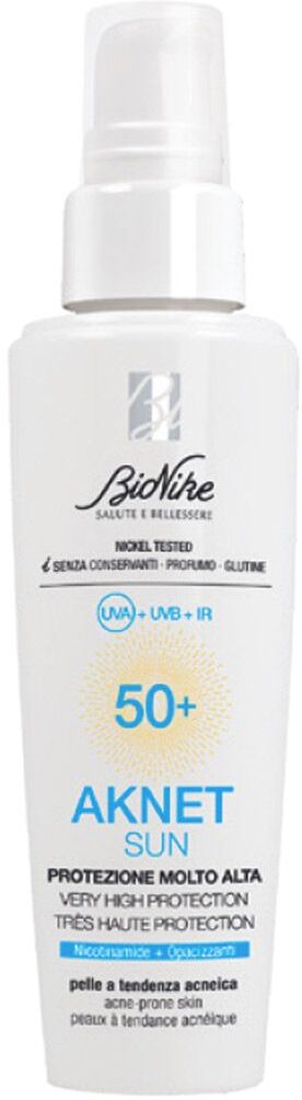 Bionike Aknet Sun Fluido Solare Spf50+ 50ml