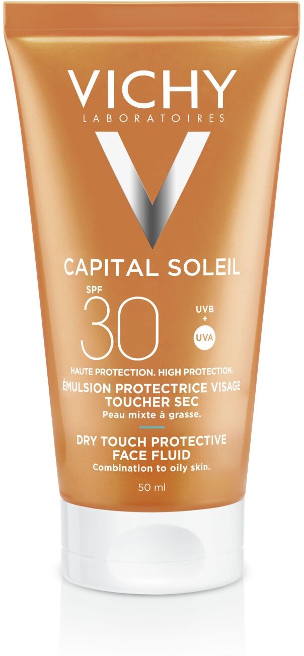 Vichy Capital Soleil Crema Emulsione Anti-lucidità Effetto Asciutto Spf 30 50ml