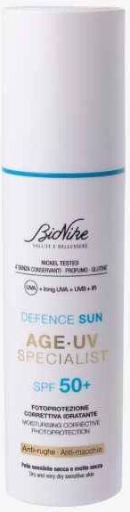 Bionike Defence Sun Age Uv Specialist Fotoprotrezione Correttiva Idratante 50ml