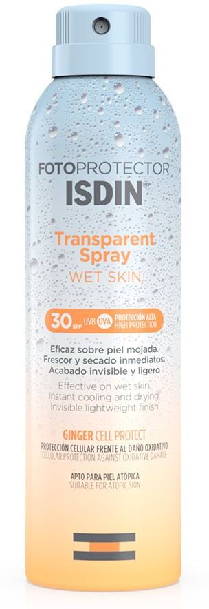 Isdin Fotoprotector Transparent Spray Solare Wet Skin Spf30 250ml