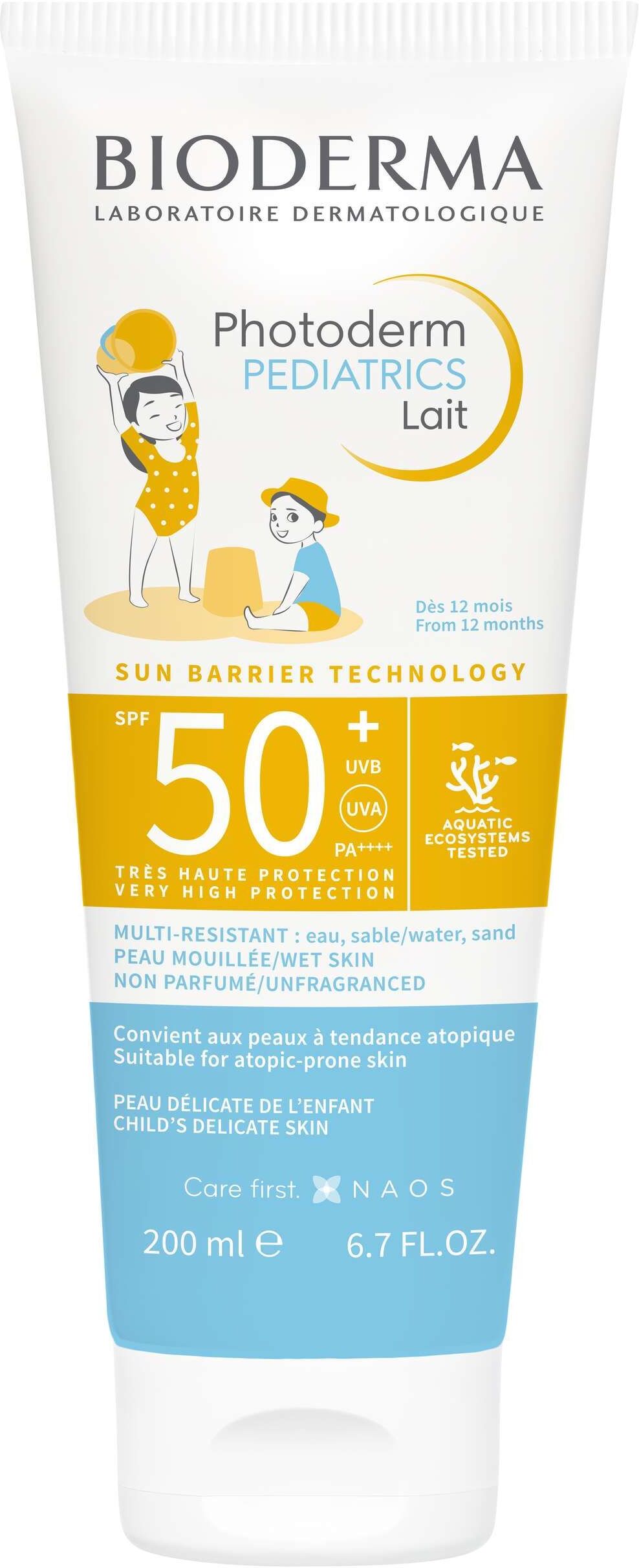 Bioderma Photoderm Pediatrics Lait Spf50+ Latte Solare Per Bambini 200ml