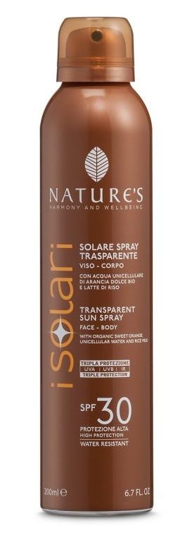 Nature's I Solari Spray Trasparente Spf30 200ml