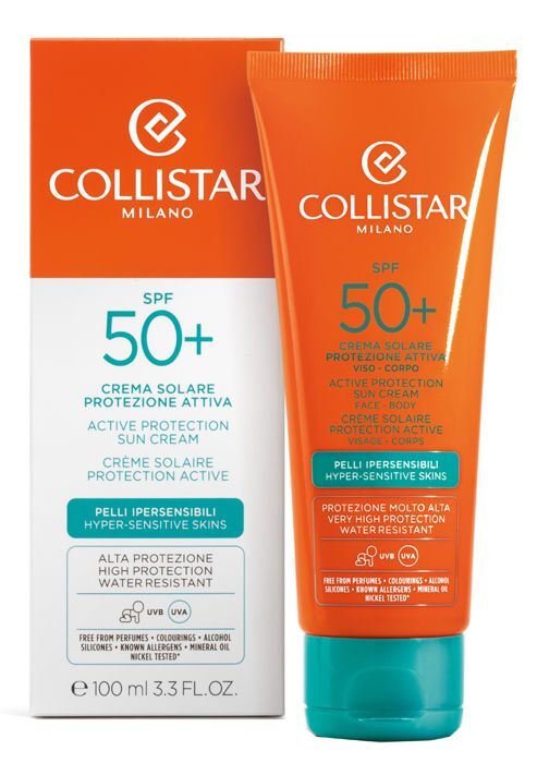 Collistar Crema Solare Protezione Attiva Spf50+ 100ml