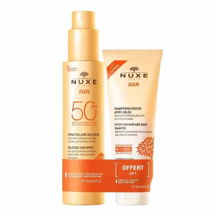 Nuxe Sun Latte Spray Spf50 + Shampoo Doccia Doposole