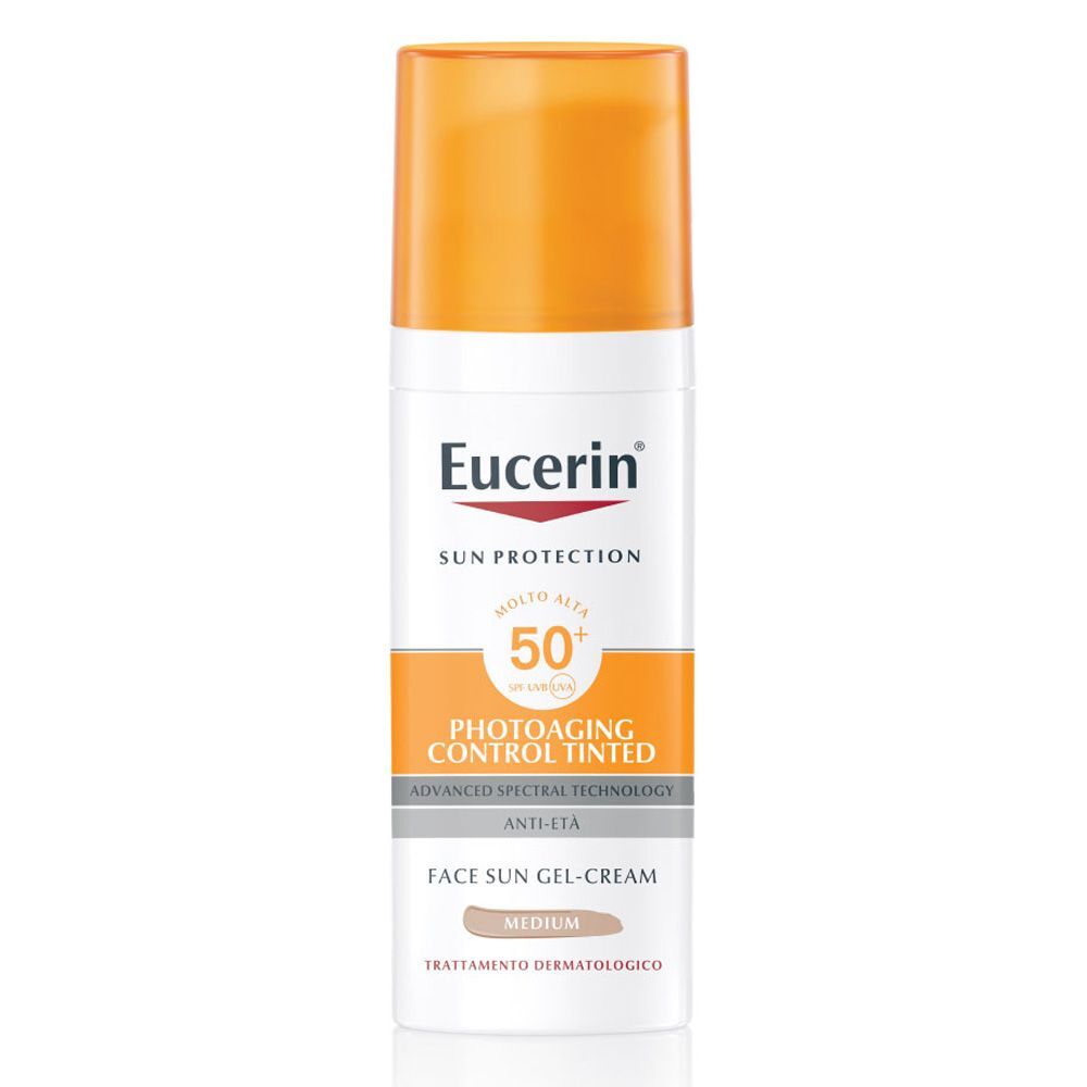 Eucerin Sun Photoaging Control Tinted Gel Crema Spf50+ Medium 50ml
