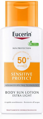 Eucerin Sensitive Protect Sun Lotion Extra Light Spf 50+ 150ml