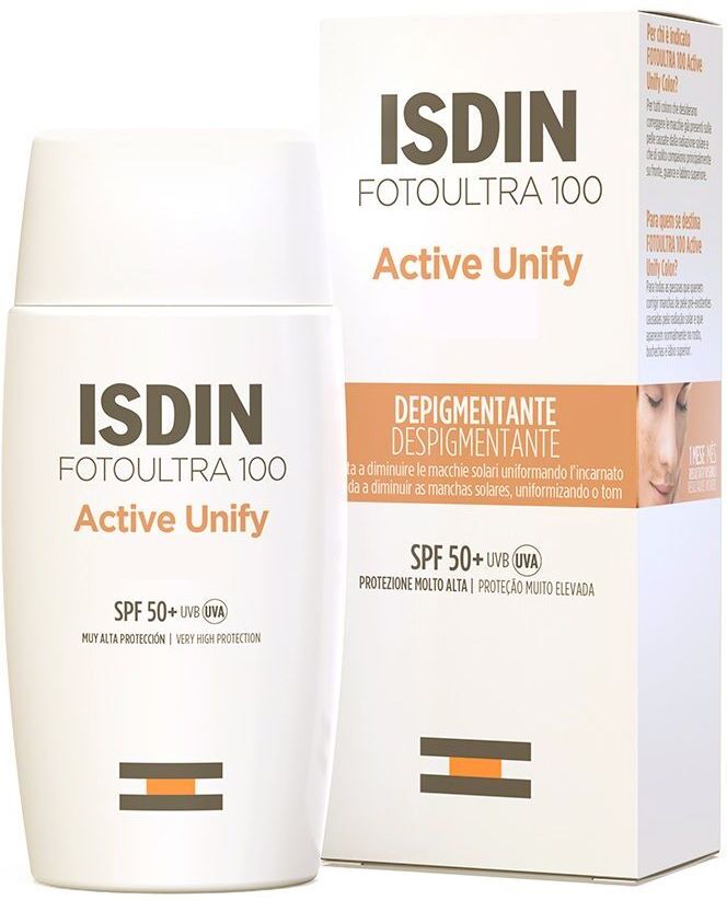 Isdin Fotoultra 100 Active Unify Fluido Solare Spf50+ 50ml