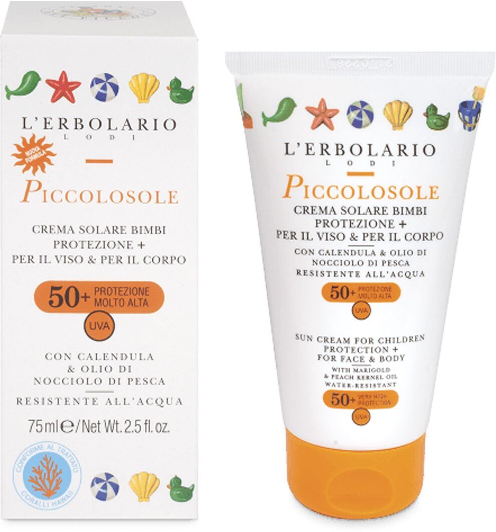 L'erbolario Piccolosole Crema Solare Bambini Spf50+ 75ml