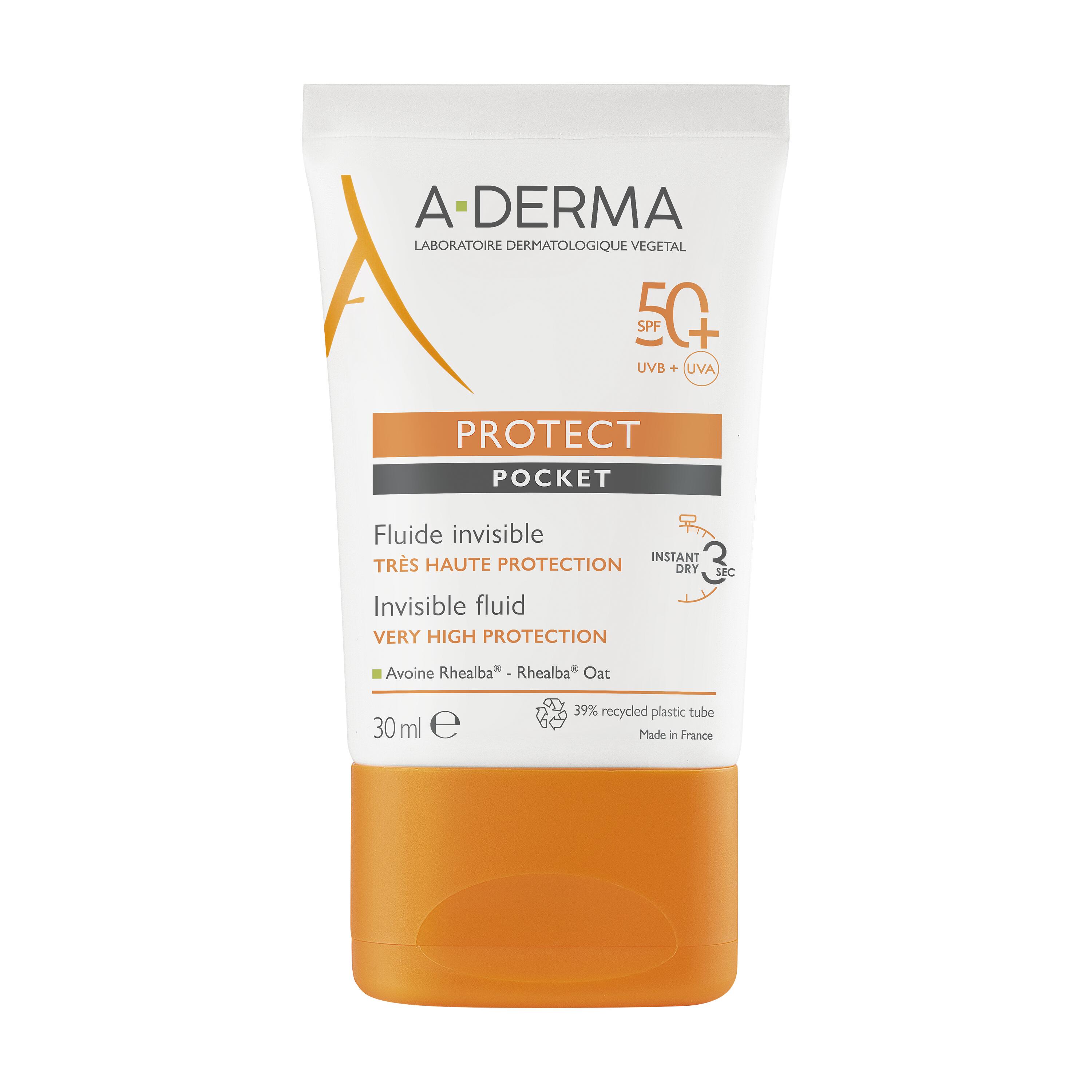 A-derma Protect Pocket Fluido Invisibile Spf50+ 30ml