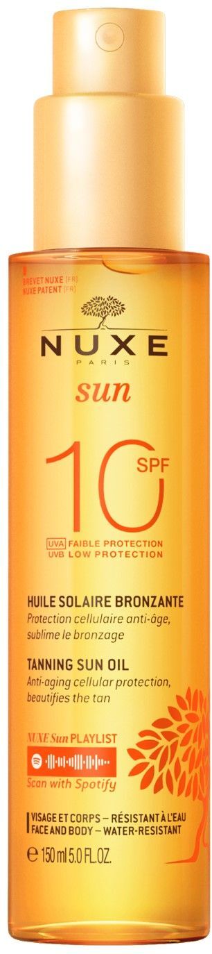 Nuxe Sun Olio Solare Viso E Corpo Spf10 150ml