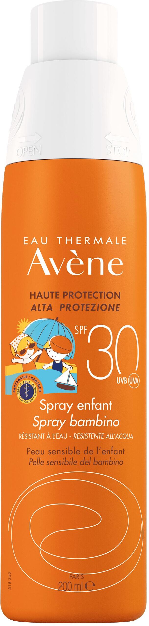 Avene Spray Solare Bambino Spf30 200ml