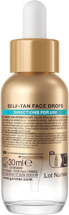 Garnier Ambre Solaire Natural Bronzer Self-tan Face Drops 30ml