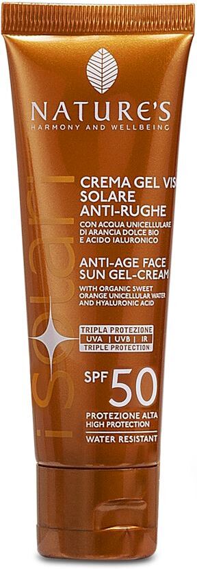 Nature's I Solari Crema Gel Viso Antirughe Spf50 50ml