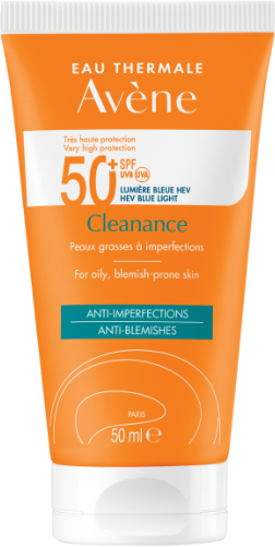 Avene Avène Cleanance SPF 50+ Solare Viso 50 ml - Protezione Solare per Pelle Sensibile