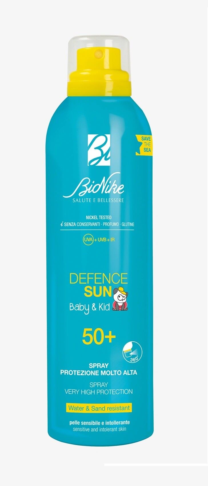 Bionike Defence sun baby & kid spray trasparente spf50+ 200ml