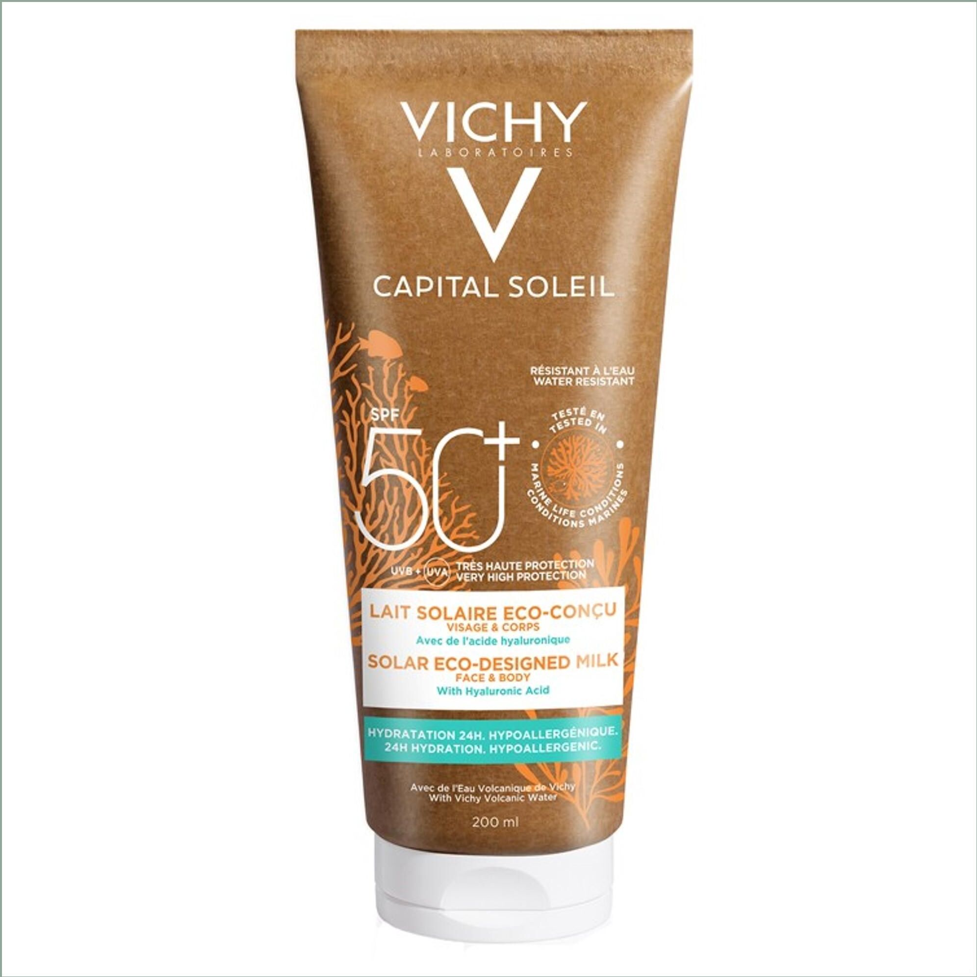 Vichy Capital latte solare eco-friendly Spf 50+ da 200 ml