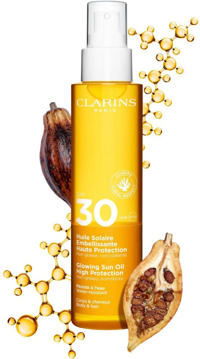 Clarins Olio Solare Illuminante Corpo SPF 30