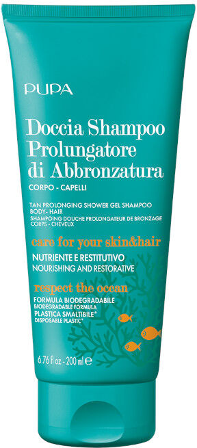 Pupa Doccia Shampoo Prolungatore di Abbronzatura Corpo/Capelli 200 ML