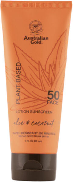 Australian Gold Plant Based Lotion Sunscreen Aloe & Coconut SPF 50 Face 88 ML