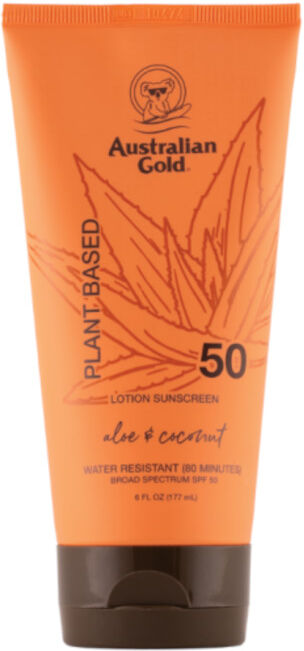 Australian Gold Plant Based Lotion Sunscreen Aloe & Coconut SPF 50 Body 177 ML