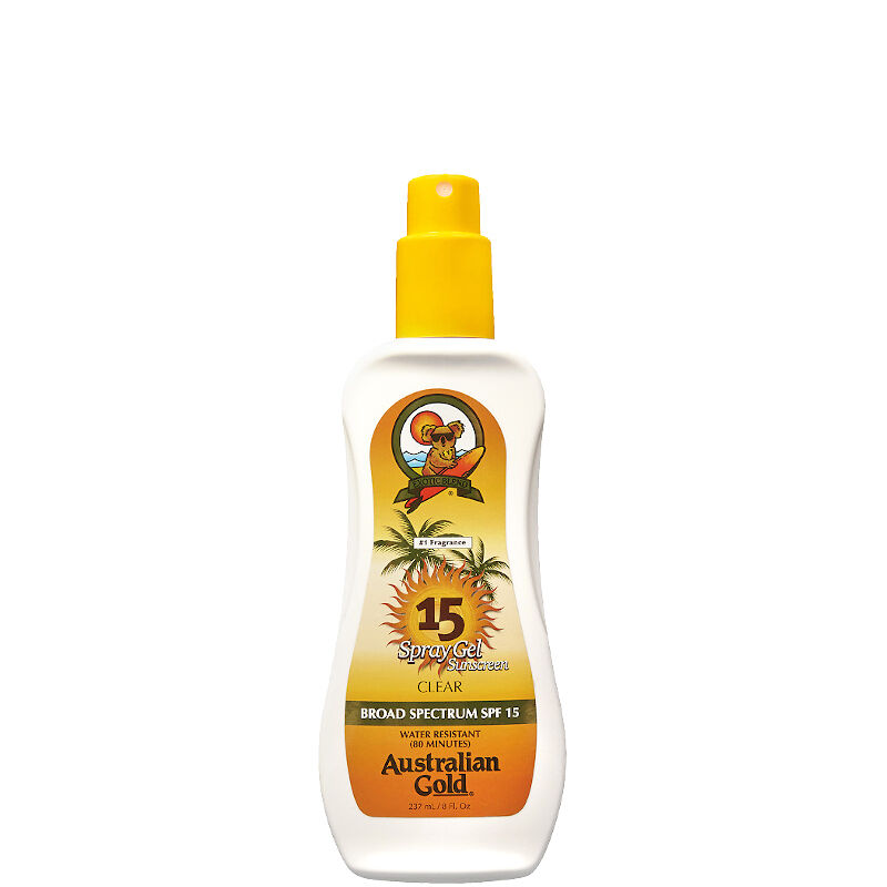Australian Gold Spray Gels Sunscreen SPF 15 237 ML