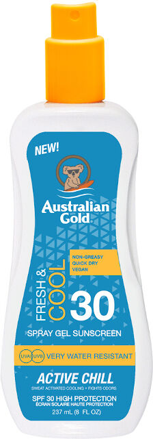 Australian Gold Spray Gel Sunscreen SPF 30 FRESH & COOL 237 ML