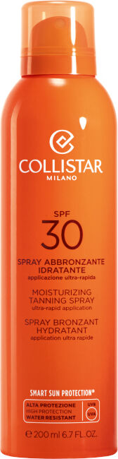 Collistar spray abbronzante idratante applicazione ultra rapida water resistant spf 30 latte 200 ML