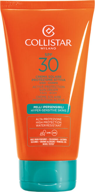 Collistar Crema Solare Protezione Attiva SPF 30 Pelli Ipersensibili 150 ML