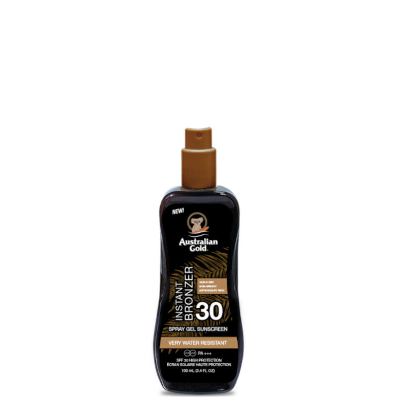 Australian Gold Instant Bronzer Spray Gels Sunscreen SPF 30 con effetto Bronze 100 ML