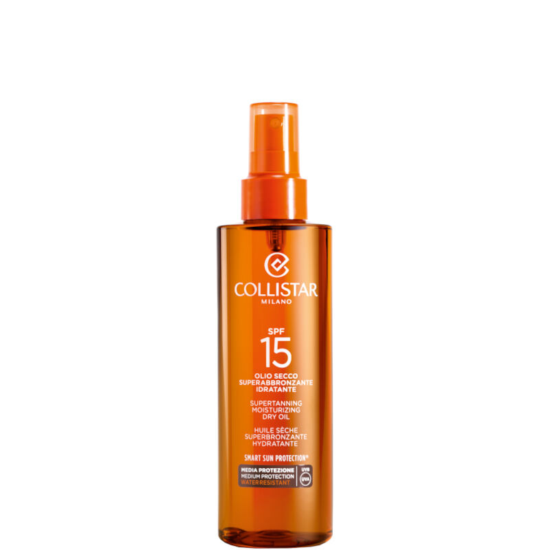 Collistar olio secco superabbronzante idratante water resistant spf 15 200 ML