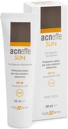 Acneffe Sun Protezione Solare SPF30 Per Pelle Acneica e Seborroica 50 ml