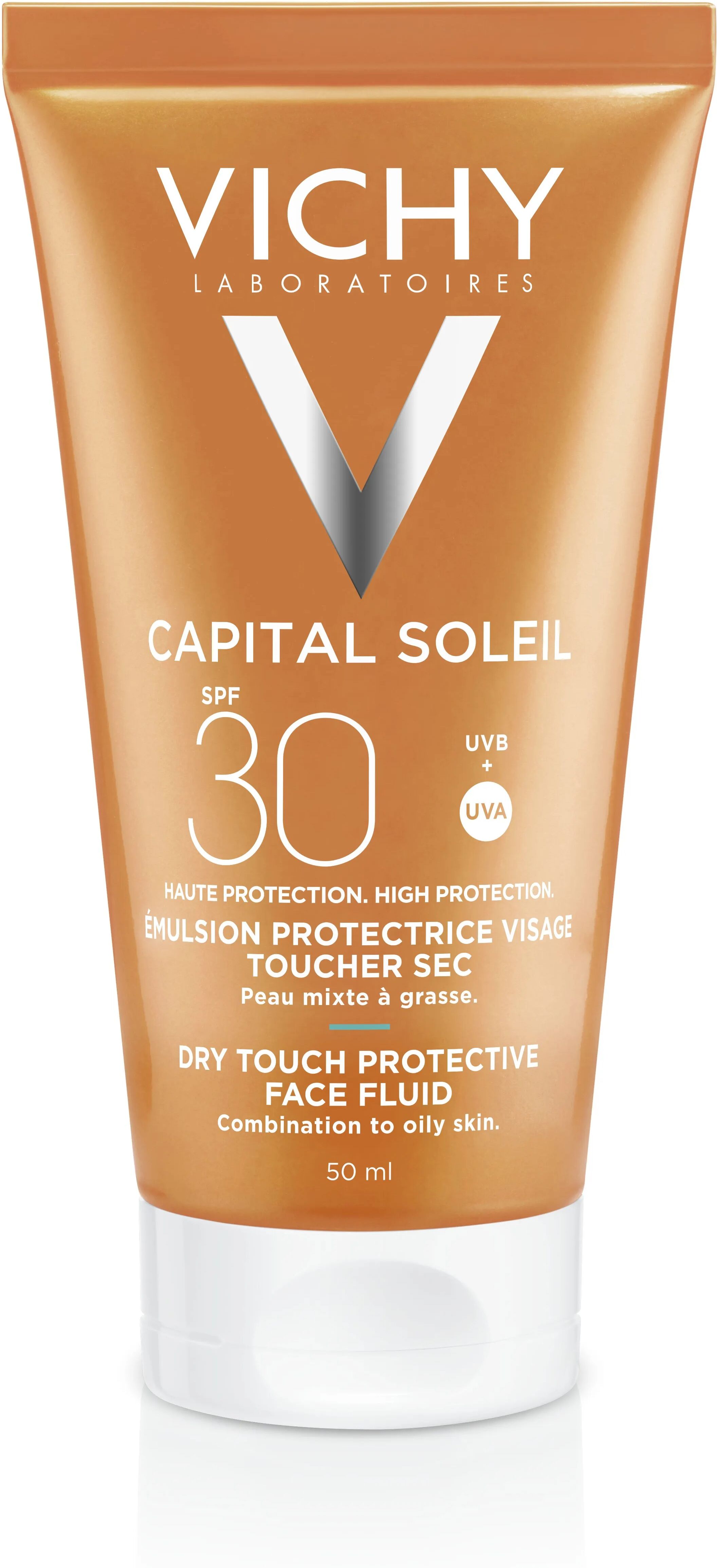 Vichy Idéal Soleil Emulsione Anti-lucidità Effetto Asciutto SPF 30 Pelle Grassa 50 ml