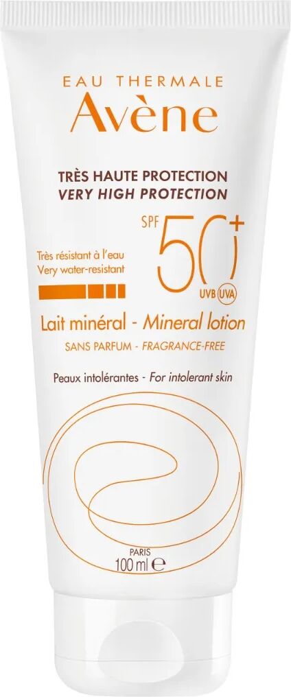 Avène Solare Latte Schermo Minerale Corpo SPF 50+ Protezione Molto Alta 100 ml