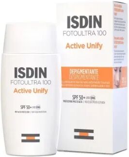 Isdin Foto Ultra 100 Active Unify Fusion Depigmentante SPF50+ Protezione Molto Alta 50 ml