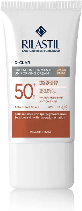 Rilastil Sun System D-Clar SPF 50+ Crema Colorata Viso Medium 40 ml