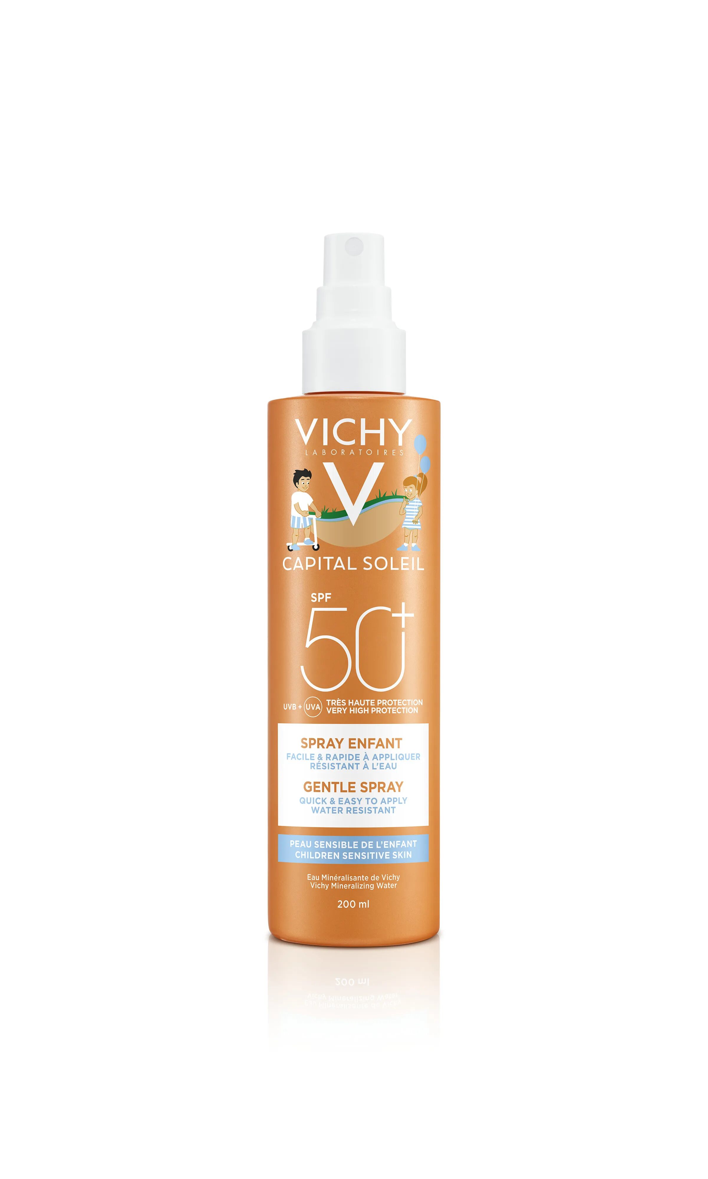 Vichy Capital Soleil Solare Spray Dolce Bambini Texture ultra-leggera SPF 50+ 200 ml
