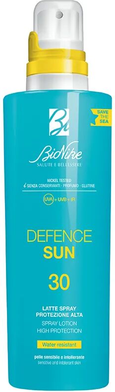 Bionike Defence Sun Latte Spray SPF 30 Protezione Alta Spray 200 ml