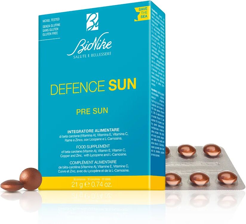 Bionike Defence Sun Integratore Beta-Carotene Antiossidante 30 Compresse