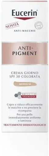 Eucerin Anti-pigment Crema Giorno Colorata SPF30 Medium 50 ml