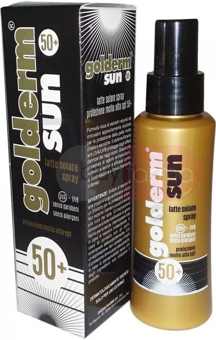 Golderm Sun SPF 50+ Spray Solare Protettivo Pelli Chiare E Sensibili 100 ml